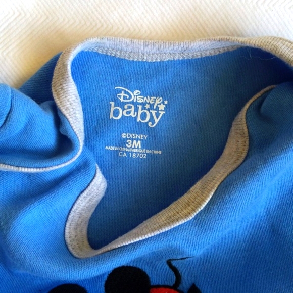 disney baby Mickey Mouse romper playsuit 3 months - Picture 4 of 5